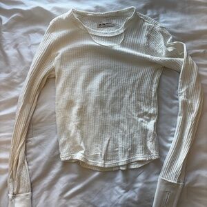 Waffle knit We the Free long sleeve